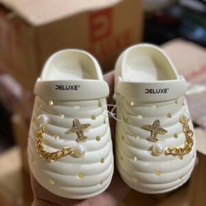 Deluxe Striped Clogs – in Pakistan